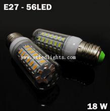 18W led bulb E27 56LED 5730 smd corn bulb clear cover