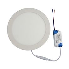 Dimmable,LED,panel,light,18W,round,recessed,ultra-thin