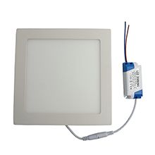 Dimmable LED panel light 18W square recessed ultra-thin