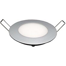 LED panel light 4W round recessed silver color shell ultra-thin