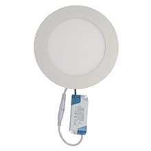 Dimmable LED panel light 12W round surface mounted