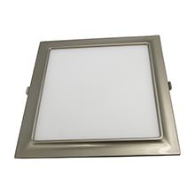 Ultra-thin led panel ceiling light 20W square recessed pearl nickel arc series