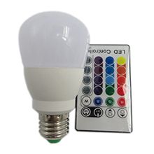 RGBW Led bulb lights E27 5W RGB+5W WHITE Kind2