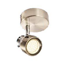 Ceiling spotlight fitting Nickel plating color 1 head With Gu10 Base