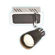 Ceiling spotlight fitting Black color 1 head With Gu10 Base