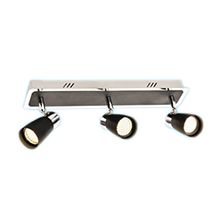 Ceiling spotlight fitting Black color 3 head With Gu10 Base
