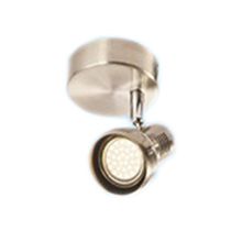 Ceiling spotlight fitting Nickel plating color 1 head With Gu10 Base