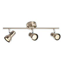 Ceiling spotlight fitting Nickel plating color with pole 3 head With Gu10 Base