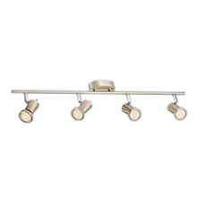 Ceiling spotlight fitting Nickel plating color with pole 4 head With Gu10 Base