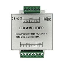 RGBW-LED-Strip-Amplifier-24A,DC12-24V-24A-LED-RGBW-Strip-Amplifier