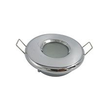 LED ceiling light fixture round chrome color non-rotation waterproof IP54