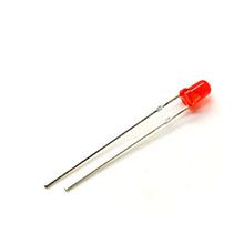 F3 DIP LED 3mm round head  red lens red color light