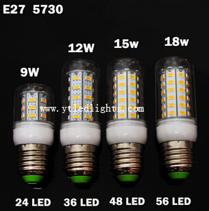 9W-led-bulb-E27-24LED-5730-smd-corn-bulb-clear-cover
