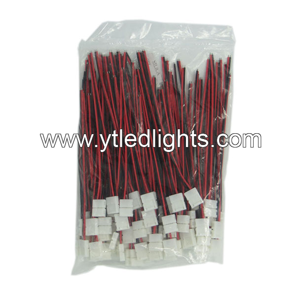 3528 led strip connector 8mm with wire