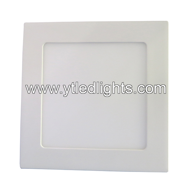  LED panel ceiling light 12W ultra-thin square recessed 2 years warranty