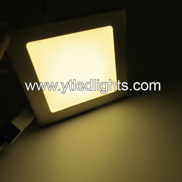 LED-panel-ceiling-light-12W-ultra-thin-square-surface-mounted-nichel-plated-color