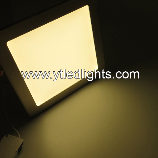 LED-panel-ceiling-light-24W-ultra-thin-square-surface-mounted-nichel-plated-color