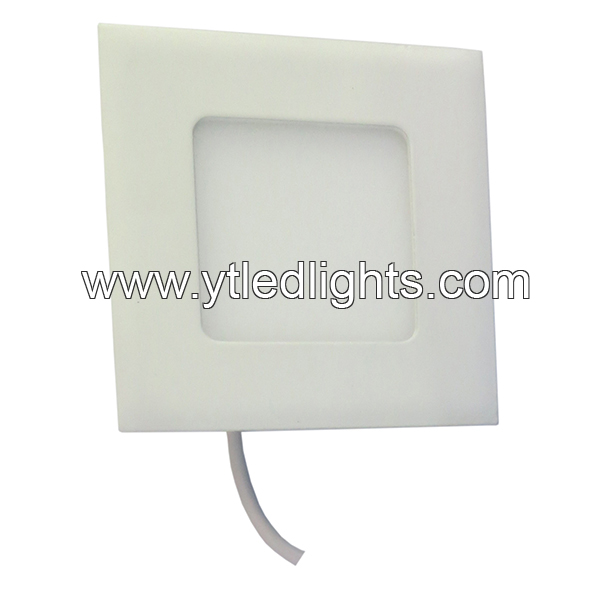 LED panel ceiling light 3W ultra-thin square recessed 3 years warranty
