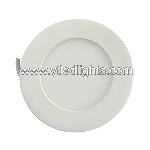 LED panel ceiling light 6W ultra-thin round recessed 3 years warranty