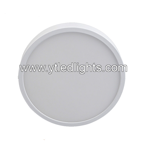 LED panel light 15W round white surface mounted narrow edge series