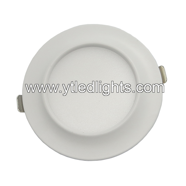 Ultra-thin led panel ceiling light 12W round recessed white arc series