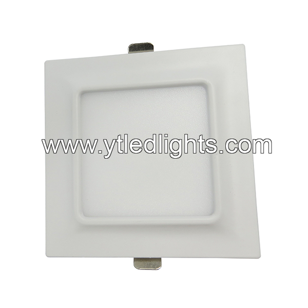 Ultra-thin led panel ceiling light 5W square recessed white arc series