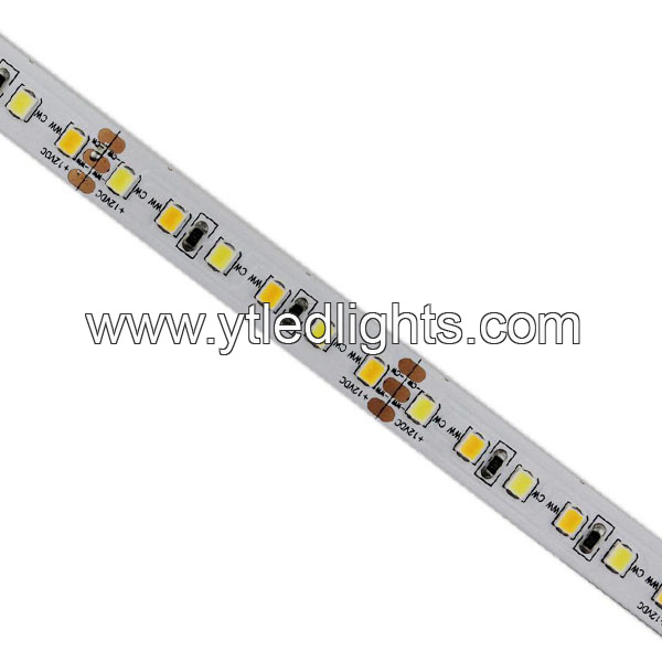 2835 Color Temperature Adjustable LED Strip Lights 120led/m 12V 10mm width