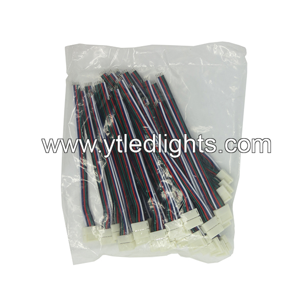 5050 led strip RGBW connector 12mm 5pins with wire