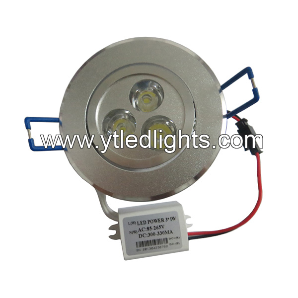 3W led downlight round 40mm height