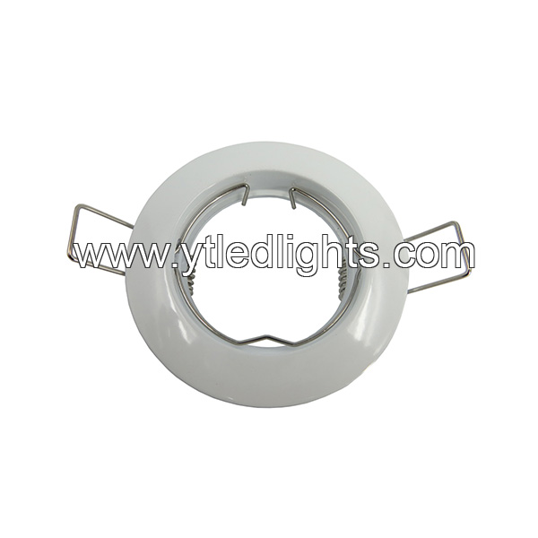 LED ceiling light fixture round white color non-rotation