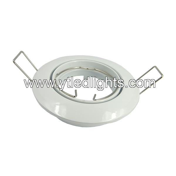 LED ceiling light fixture round white color rotatable
