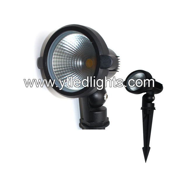 LED spot flood light 9W COB round white/gray/dark gray/black