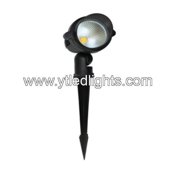LED spot flood light 5W COB round white/gray/dark gray/black