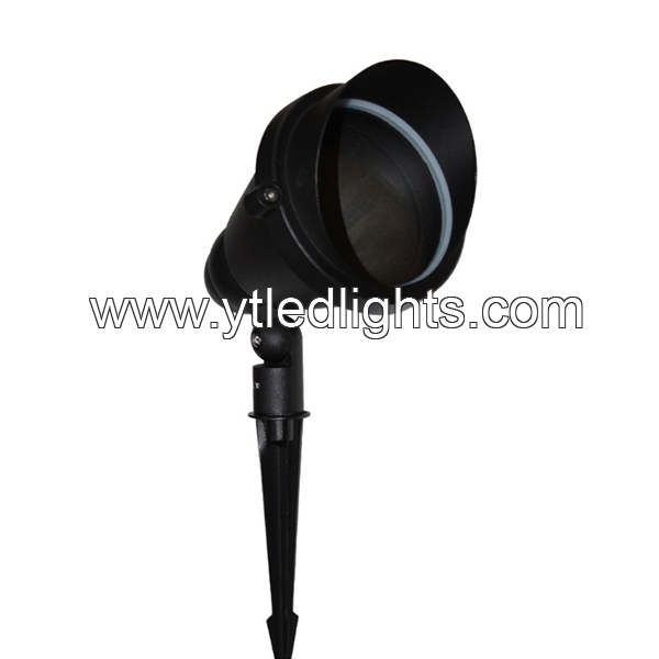 LED spot flood light round mr16/gu10 white/gray/dark gray/black