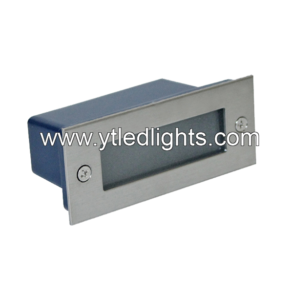 LED step light 2W 12led 2835smd blue square recessed IP54