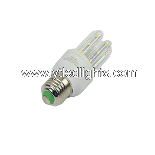 LED bulb 3W E27 16LED 2835 SMD 90-265VAC 2U shape