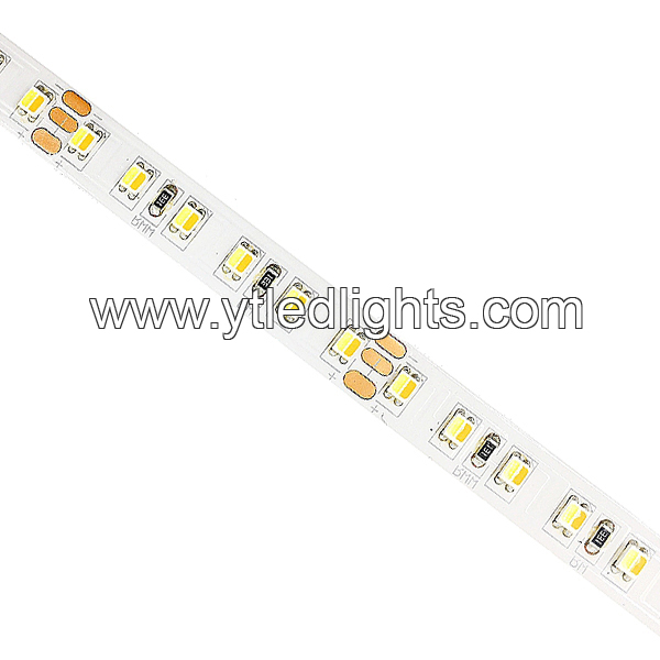 3528 Color Temperature Adjustable Two Row LED Strip Lights 240led/m 24V 15mm width