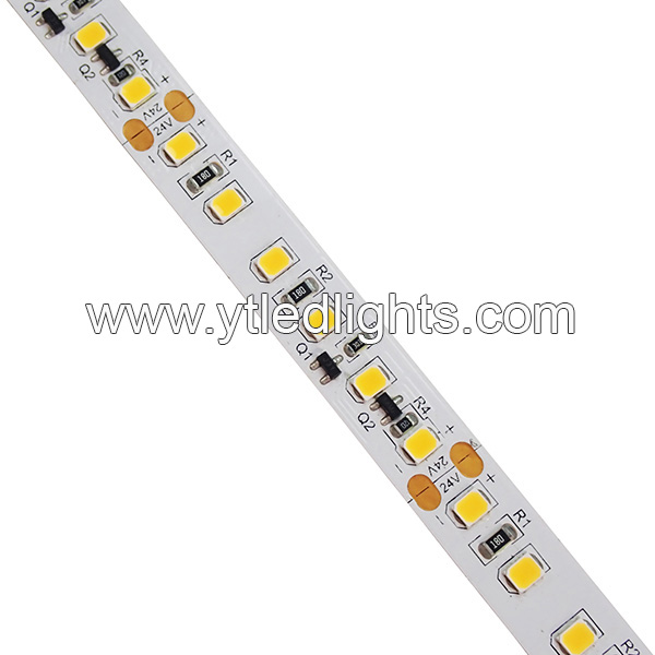 2835 Constant Current Color Temperature Adjustable LED Strip Lights 120led/m 24V 12mm width