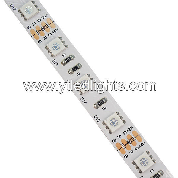 5050 RGB led strip lights 60led/m 12V 8mm width 